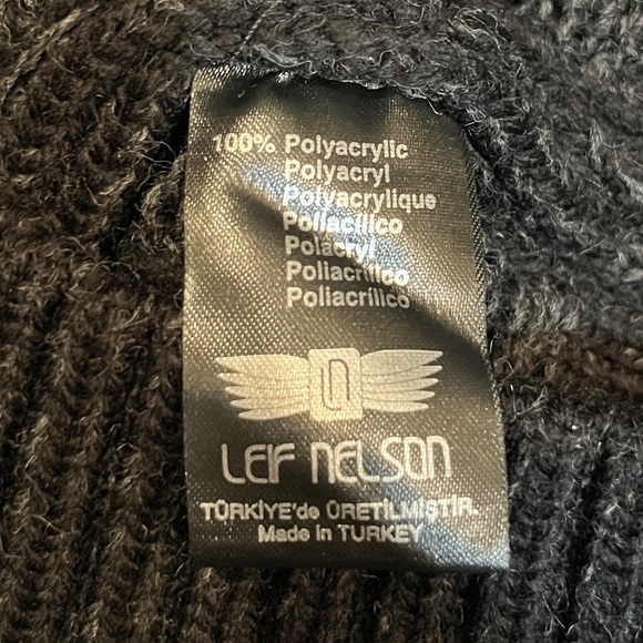 Leif Nelson Slim Fit Cable Knit Pullover Turtle Neck Sweater Mens Sz Small - Picture 10 of 12